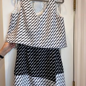 Adorable Boutique top and skirt set, size M